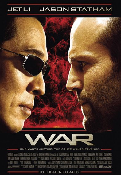 Poster for Jason Statham and Jet Li's new film War