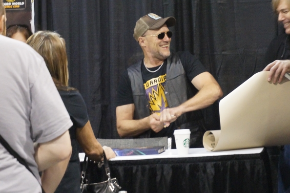 Michael Rooker having a blast with fans!