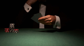 Card Player In Casino