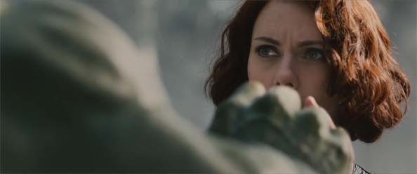 The chemistry between Black Widow and the Hulk is a mystery.