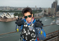 SYDNEY, AUSTRALIA - JANUARY 27: Derek Zoolander at a special stunt to promote the release of Paramount Pictures film 'Zoolander No. 2' at the Sydney Harbor Bridge on January 27, 2016 in Sydney, Australia. (Photo by Brendon Thorne/Getty Images for Paramount Pictures)